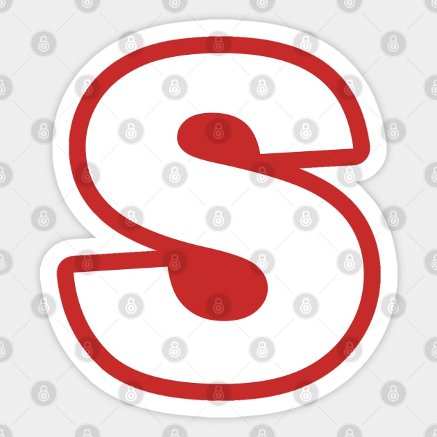 Skittle "S" Shirt Halloween Candy Costume Sticker by TextTees